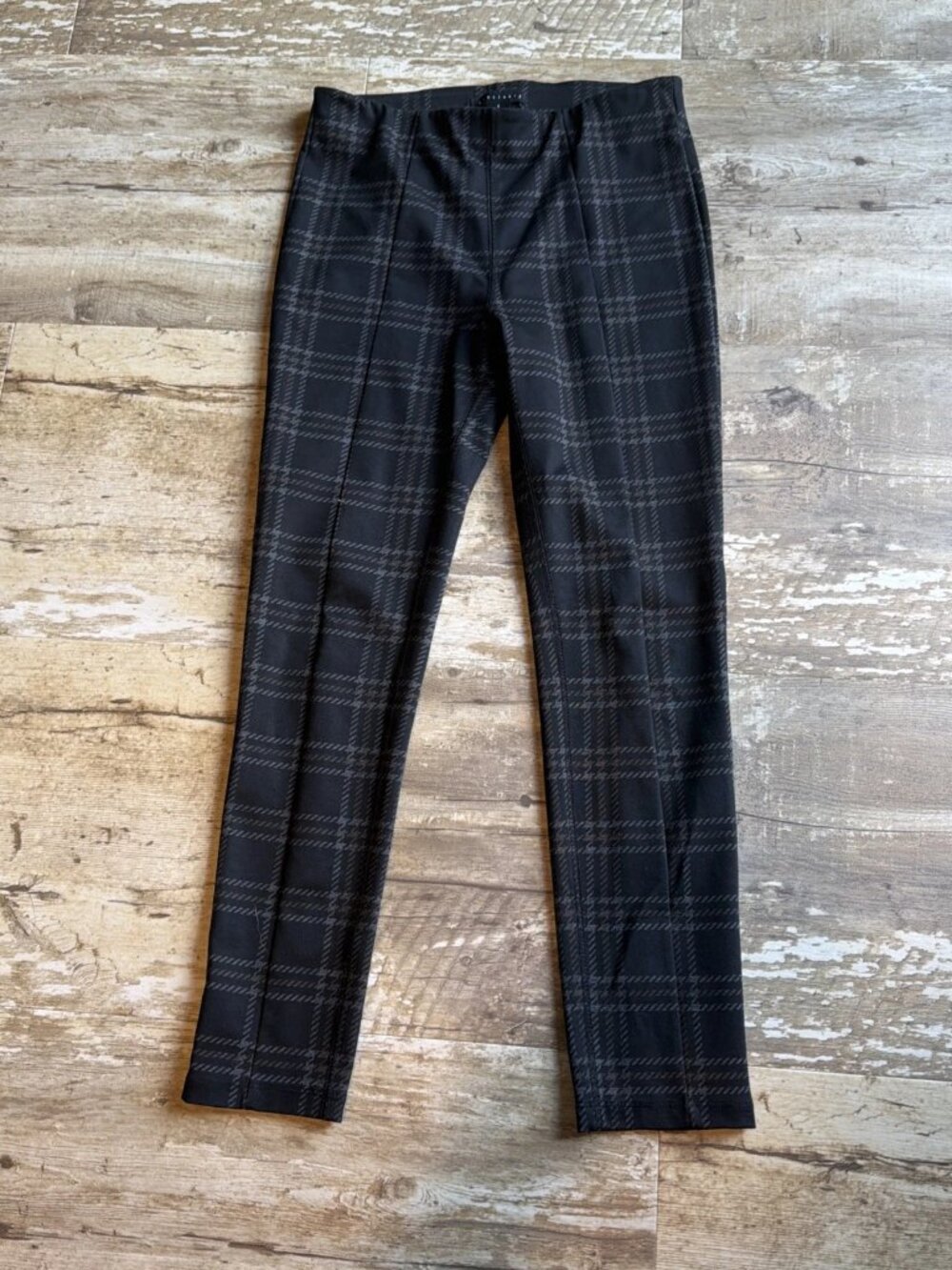 SANCTUARY Black Plaid Pull On Pants Women’s Small